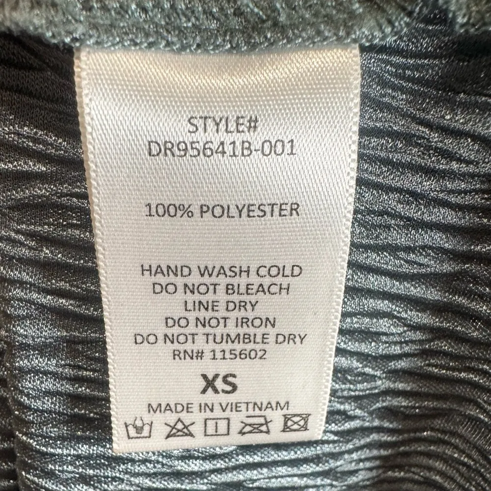 All in Favor textured long sleeve retro style maxi dress size XS - Image 6