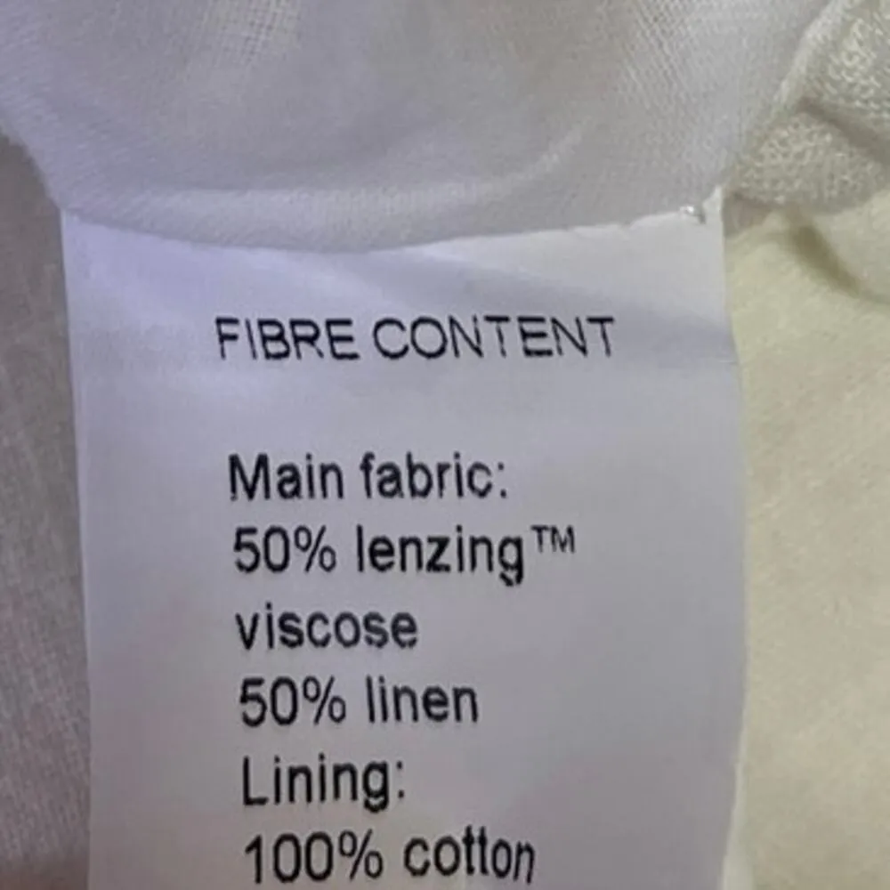 NEW Princess Polly Evry White Linen Drawstring Mini Straight Pencil Skirt Size 2 - Image 5