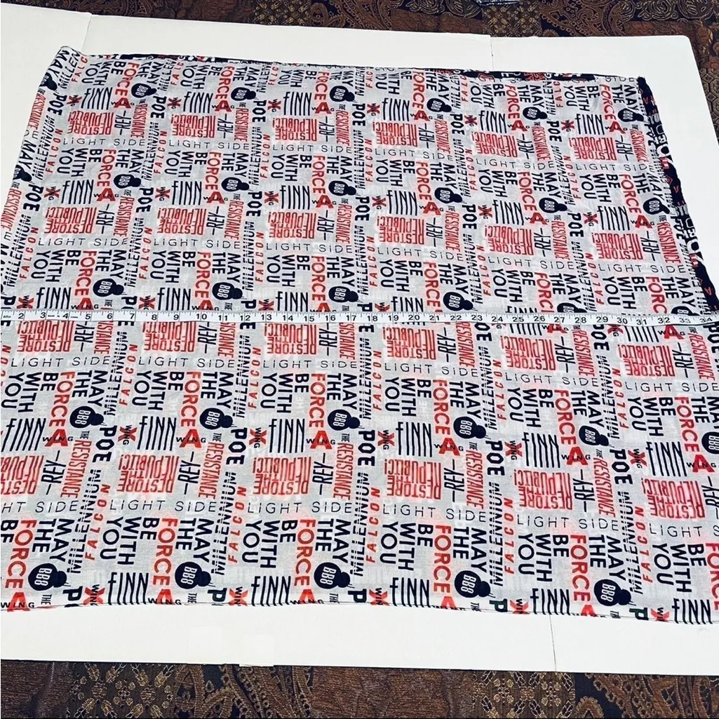 Star Wars‎ The Force Awakens First Order 
Disney Parks Infinity Loop Scarf *FLAW - Image 8