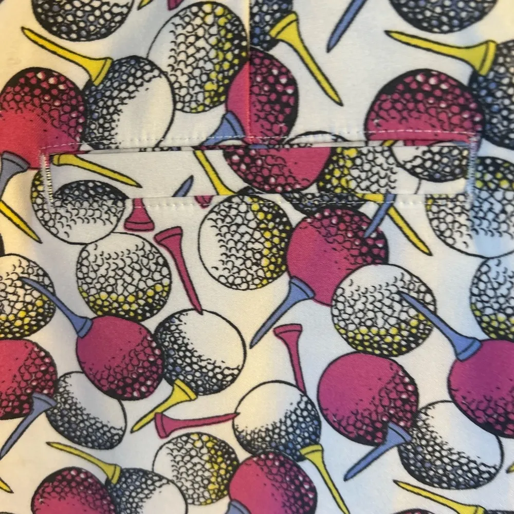 NWOT IZOD Golf Skort Stretch Sun Control Wicking Golf Balls & Tees Size 12 - Image 5