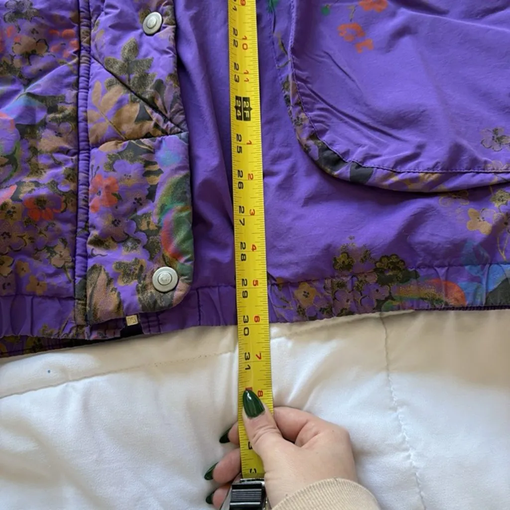 Vintage Luhta Finland Ski Jacket 90s Snowboarding Hooded Purple Womens Size 12 - Image 7