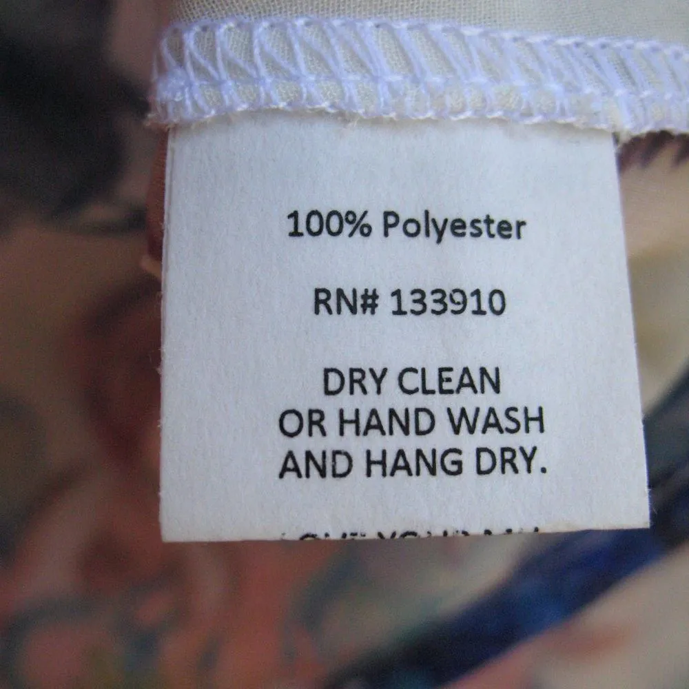 NWT White Floral Tie Neck Blouse - Image 10
