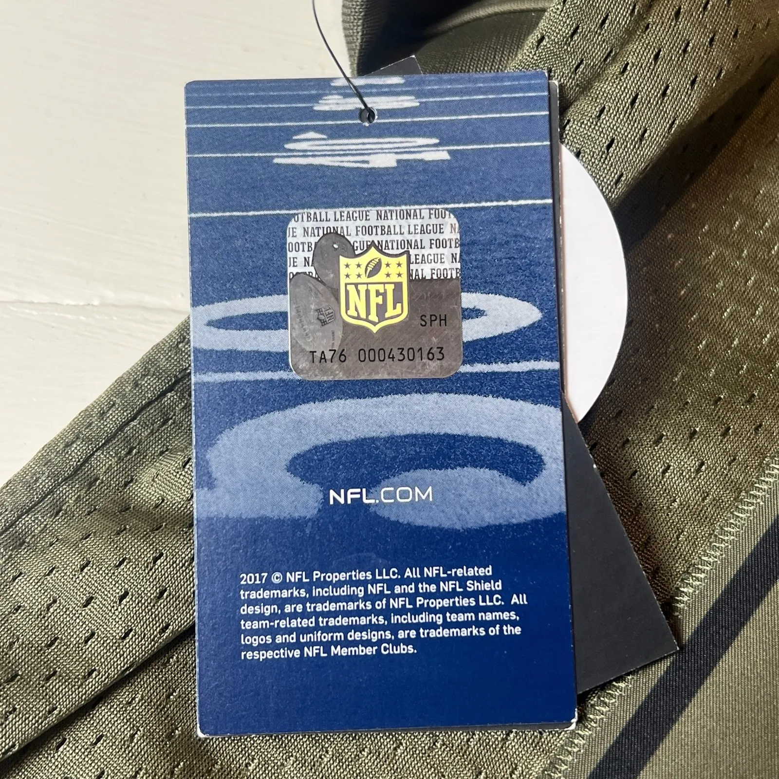 Nike Rare Olive "Salute to Service" Cowboys #21 Elliott Jersey Women's S NWT Green - Image 13