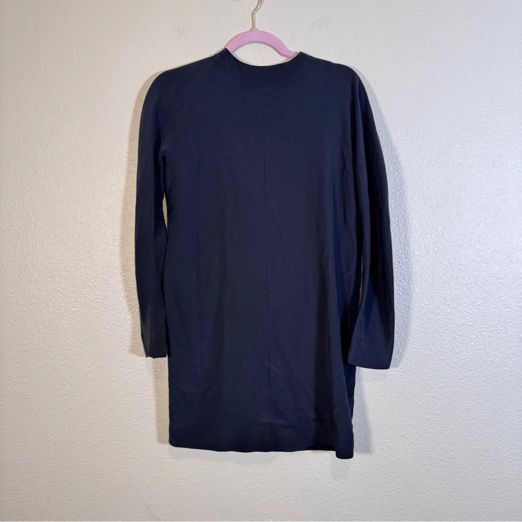 COS Black Silk Mini Dress Womens 2 Closet Staple LBD Lagenlook Quiet Luxury - Image 11