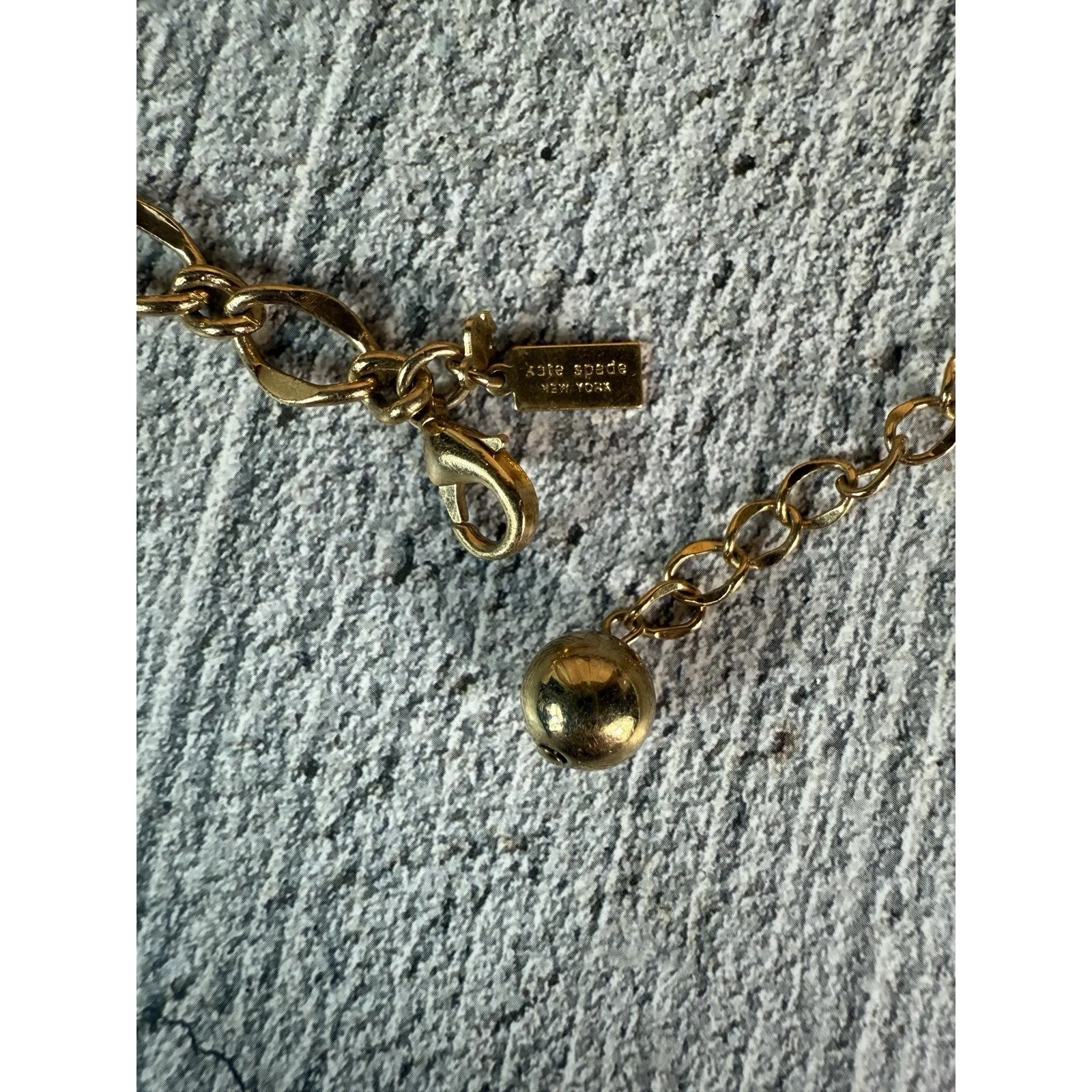 Kate Spade RARE Delacorte Floral Statement Necklace Faceted Petals 16-18" - Image 9