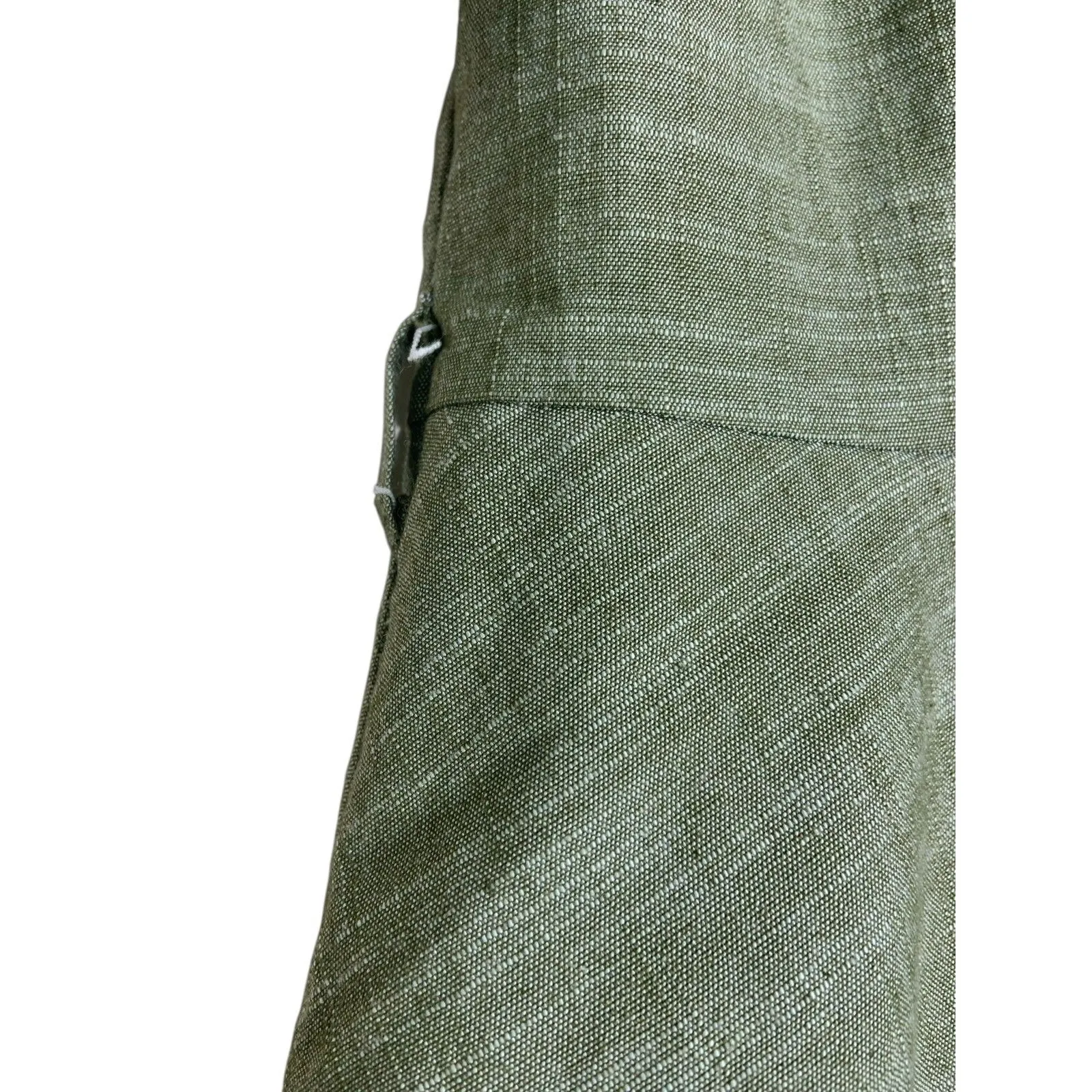 Sharagano Womens Sz 8 Dress Collared Puff Sleeves Pocket Boho Whimsigoth Fairy - Image 4