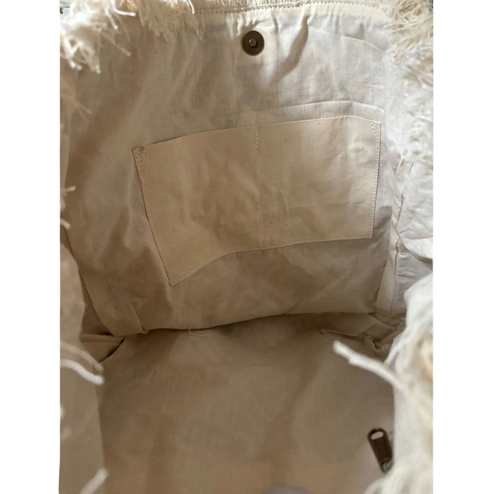 RAJ Michelle Frayed Tote Bag Rosewood, New with Tag MSRP $165 Pink - Image 7