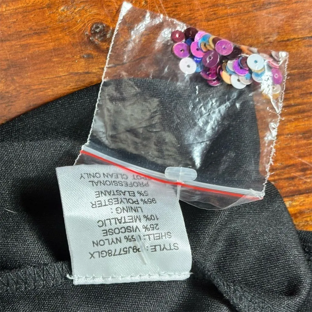 Parker Women's Sequin Dress Size 12 Multicolor Long Sleeve‎ Party Short - Image 11