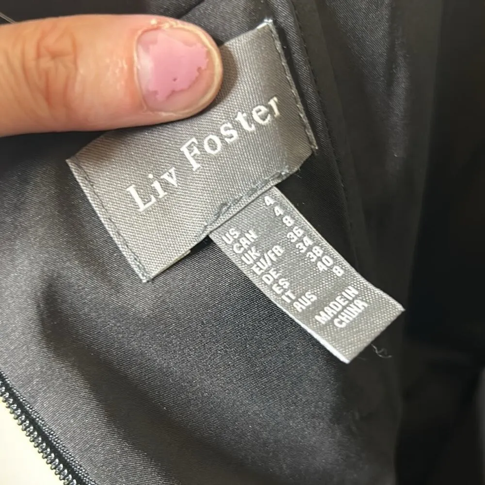 Liv Foster Dress Floral Strapless Mini Jacquard Sweatheart Neckline NWT Pink Size 4 - Image 7