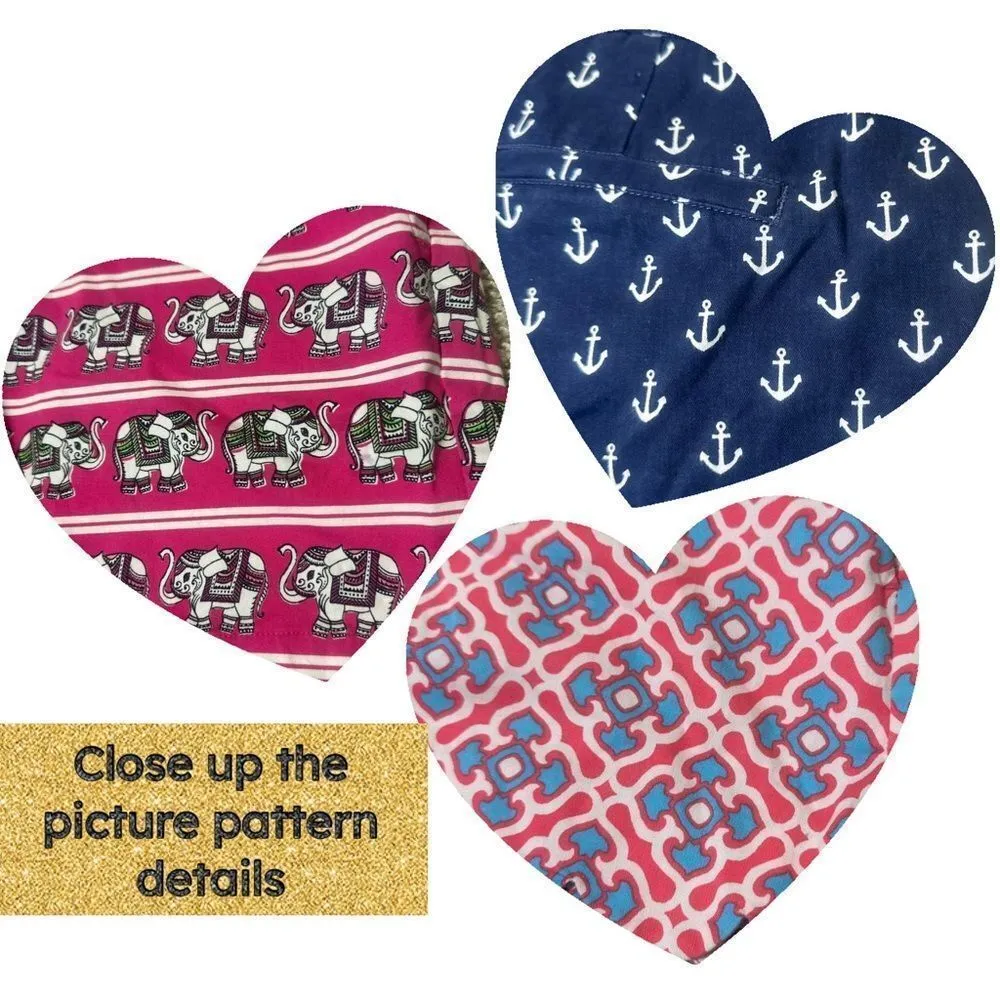 Crown & Ivy Women’s Shorts Bundle Lot Sz 8 & 8P Elephants Nautical Preppy Cruise - Image 3