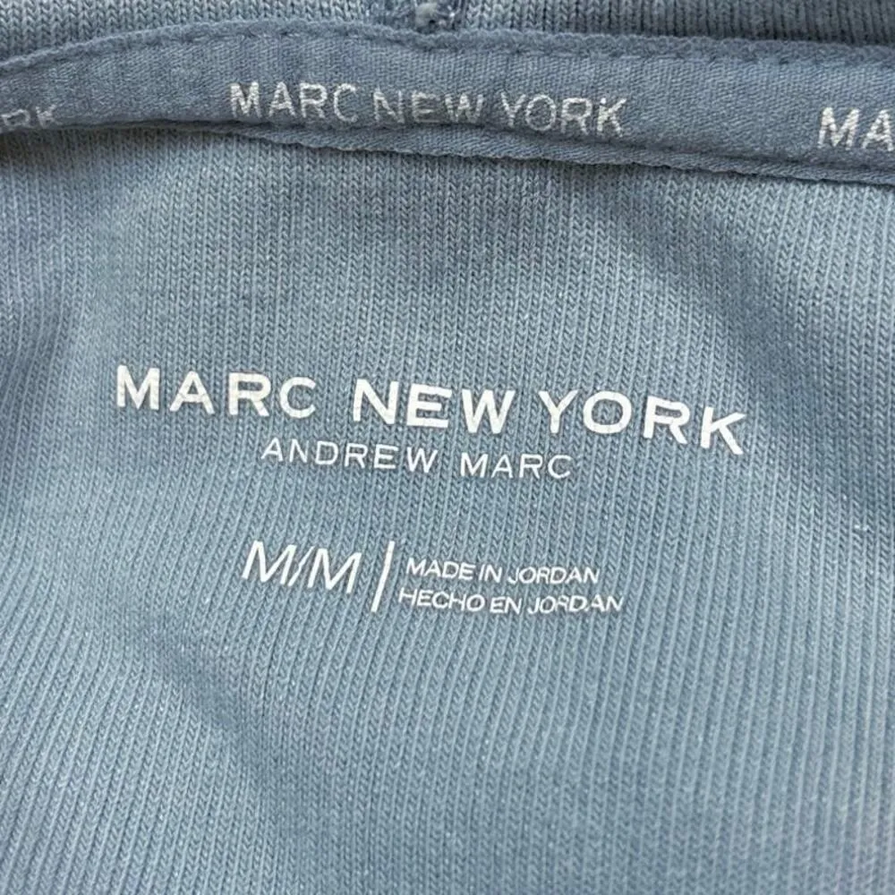 Marc New York Blue Kangaroo Pocket Pullover Hoodie Hooded Sweater Sweatshirt M - Image 6