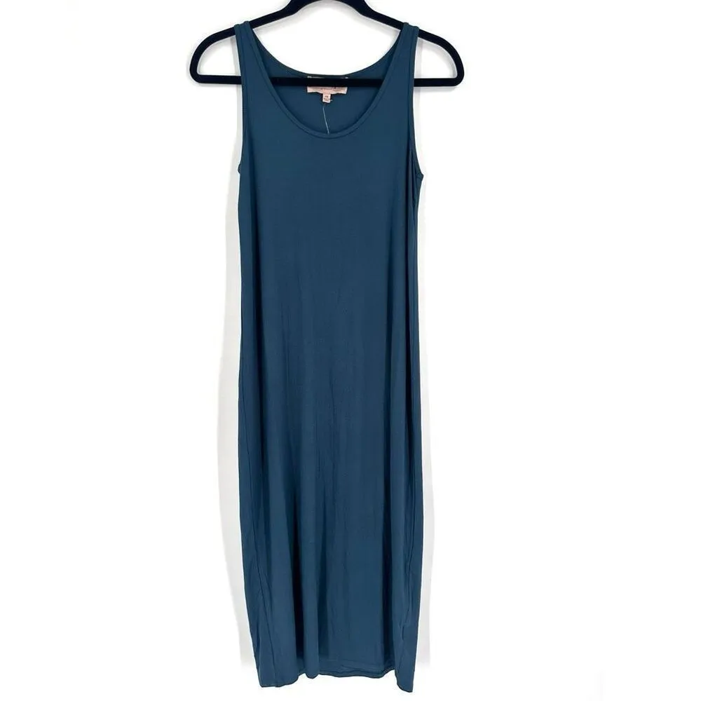 NWT Philosophy Tank Maxi Dress Dark Teal T-Shirt Dress ‎ Size XS Solid blue - Image 8