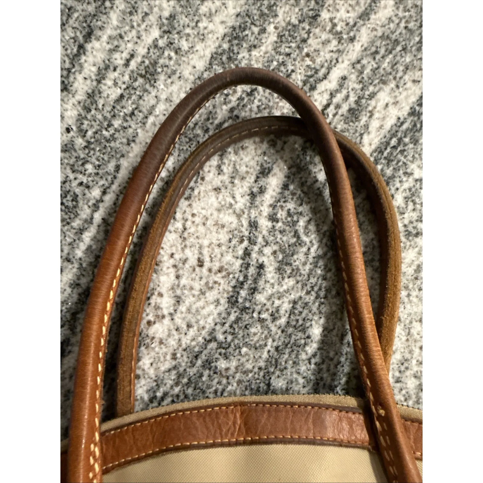 Vintage King Ranch Canvas Leather La Bolsa Bag STAMPED JJ Kingsville Texas - Image 12