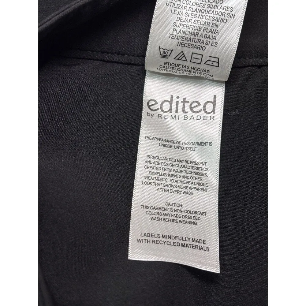 Edited by Remi Bader Women's Lightweight Trouser Short Black size 8 NWT - Image 12