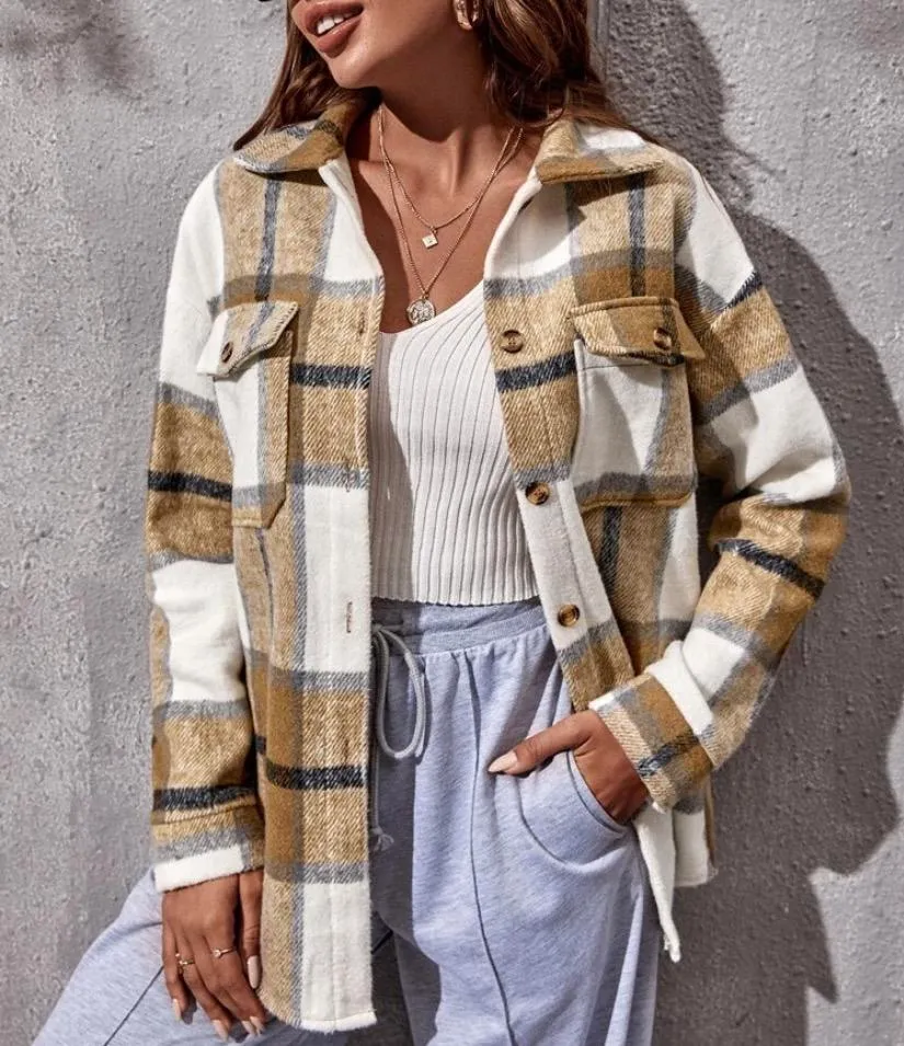 SheIn Plaid Jacket - Image 3