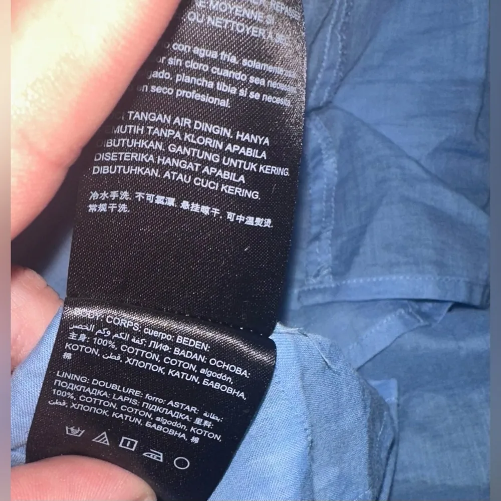 Bebe Light Blue Crochet Lace Cap Sleeve Cotton Coquette Women’s Dress - Image 11