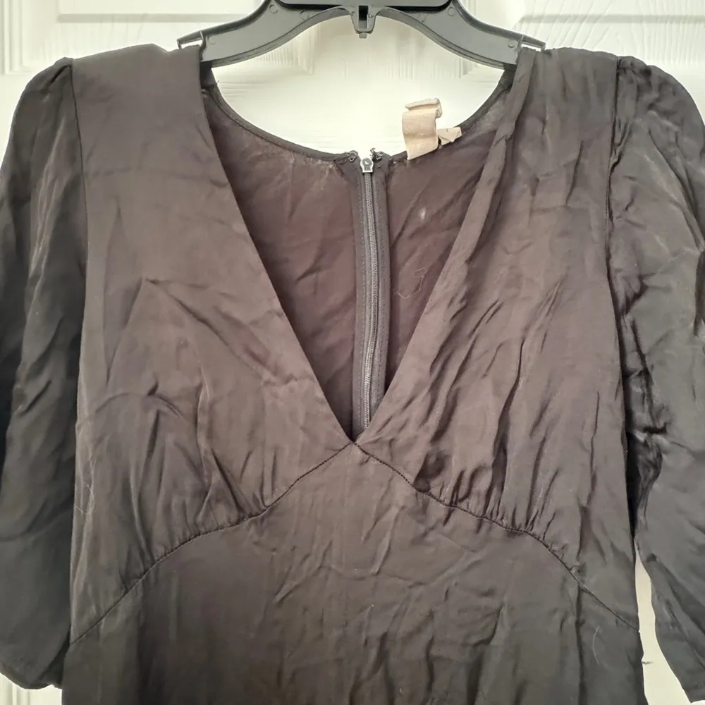 Dolan Black Satin Wide - Image 4