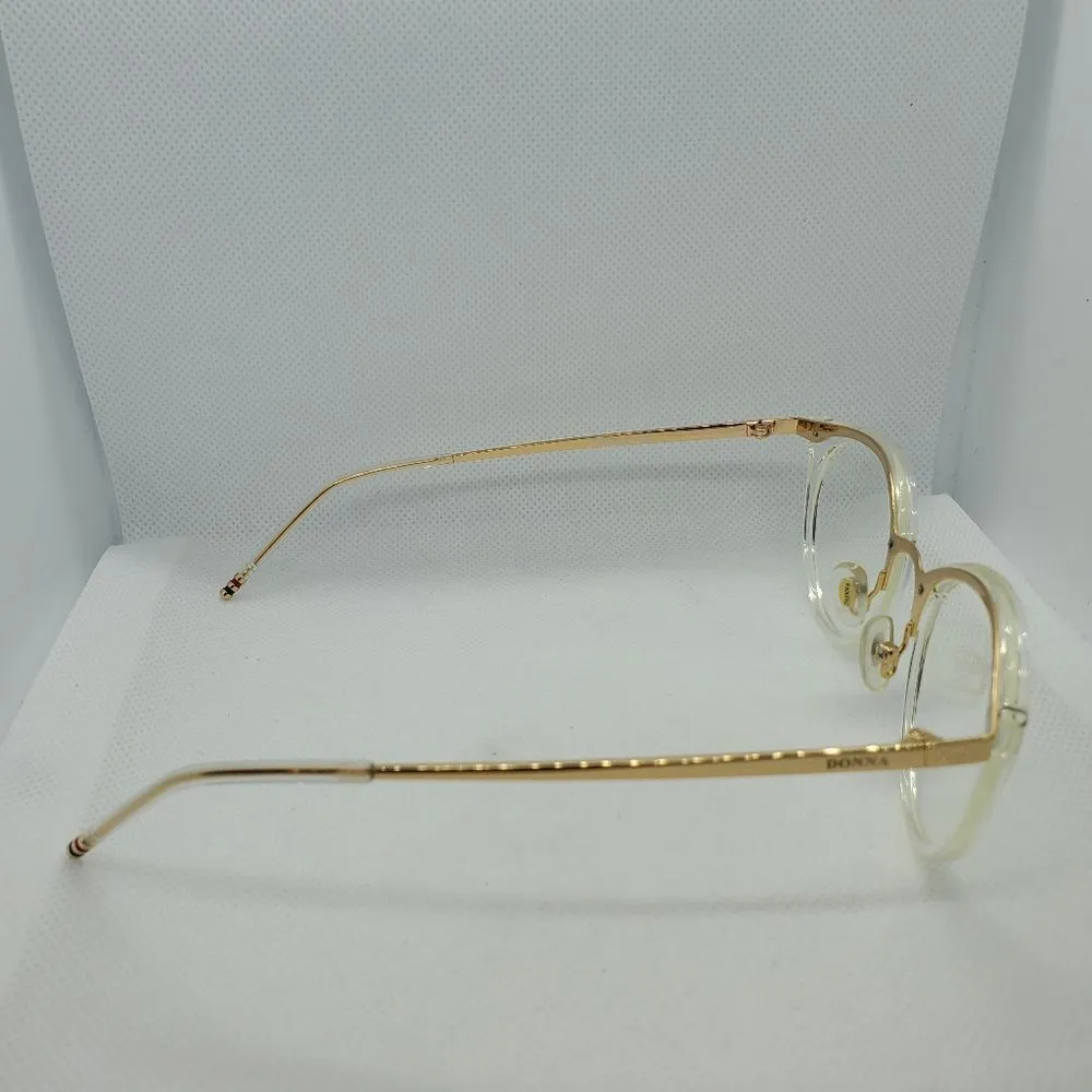 Donna Gold & Clear Glasses Gold - Image 3
