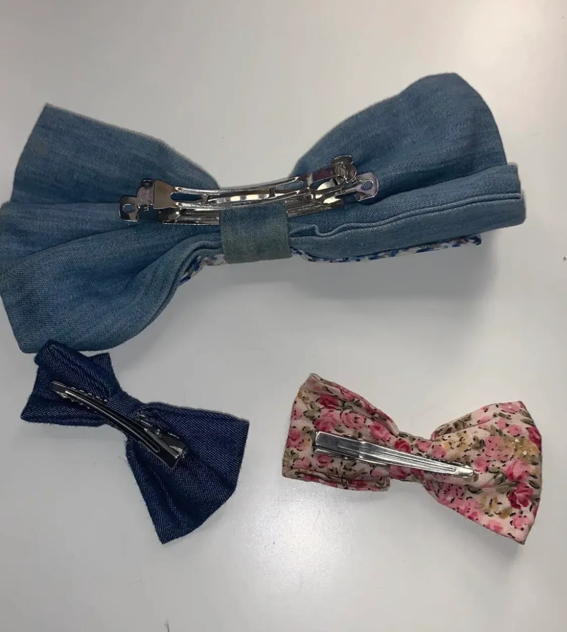 Claires Hair ditsy flower bow clips Multiple - Image 4