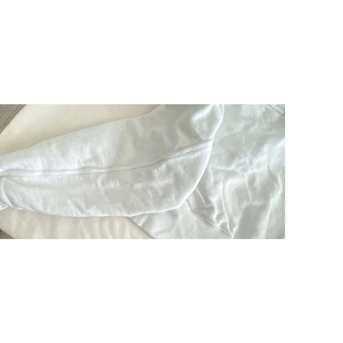 Offline by Aerie Throw-Back Corset Cropped 1/4 Zip White Size Medium - Image 7