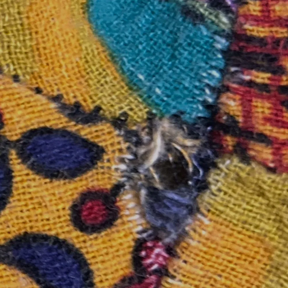 Colorful Patchwork Jumpsuit Red Size M - Image 4