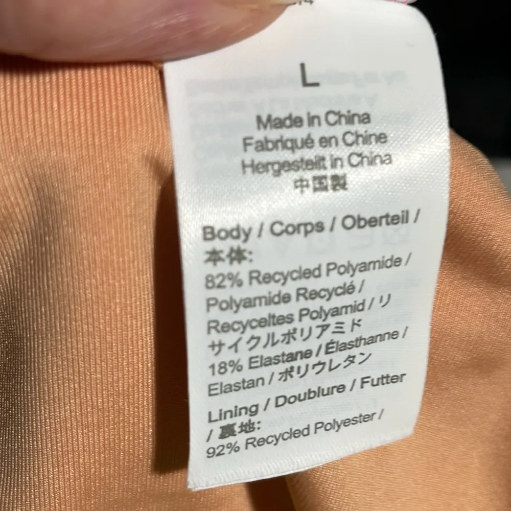 J Crew Bikini Swim Bottom Cheeky Curved Waist Light Pink L (12-14) NWT - Image 4