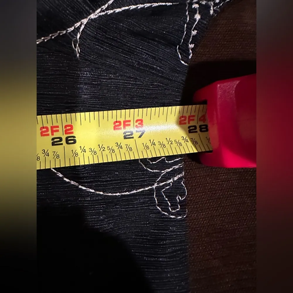 Carole Little Black & Cream Floral Embroidery Jacket Sz 3X Heavy Silver … - Image 12