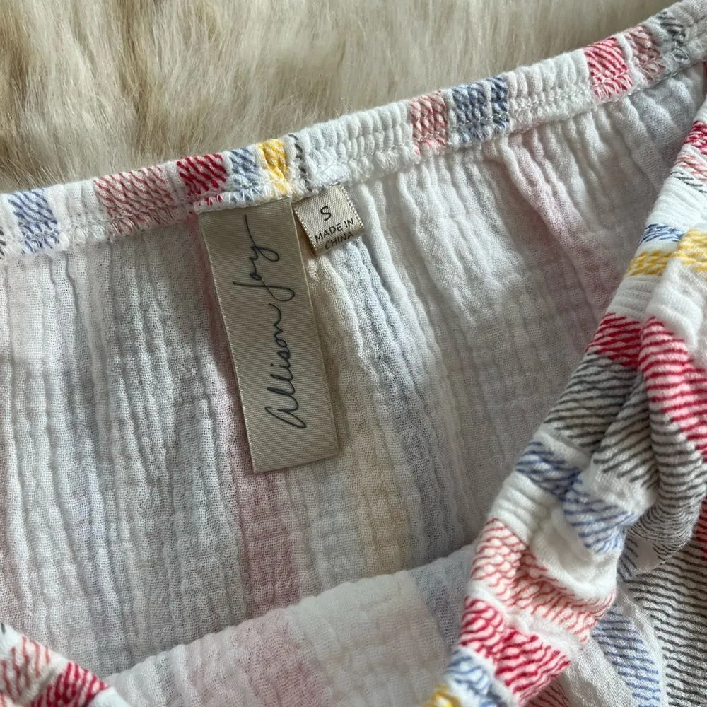 Allison Joy  Top Cotton Gauze Blouse - Image 4