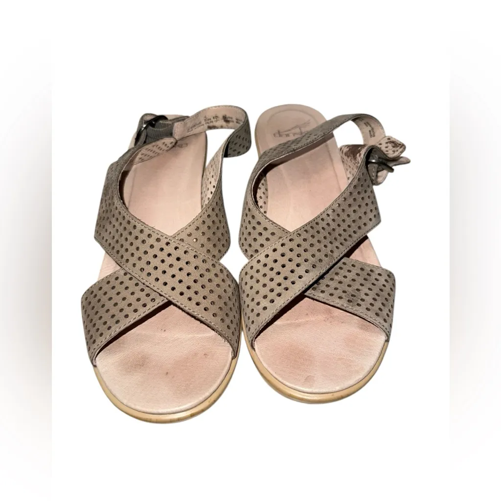 Dansko Jacinda Leather Platform Sandal - Size: 40 - Image 3