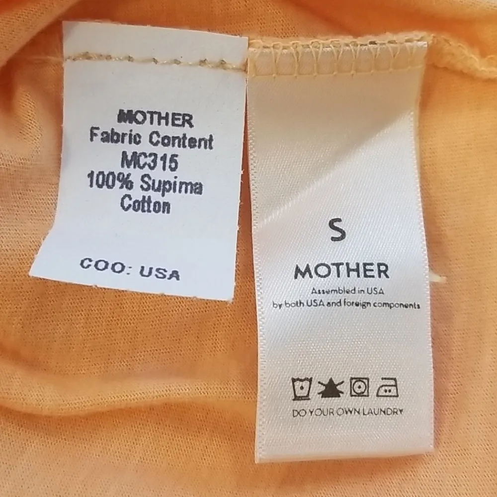 💕MOTHER💕 Graphic Tee Boxy Goodie Goodie Tee Expensive Recreation Polo S NWOT - Image 5