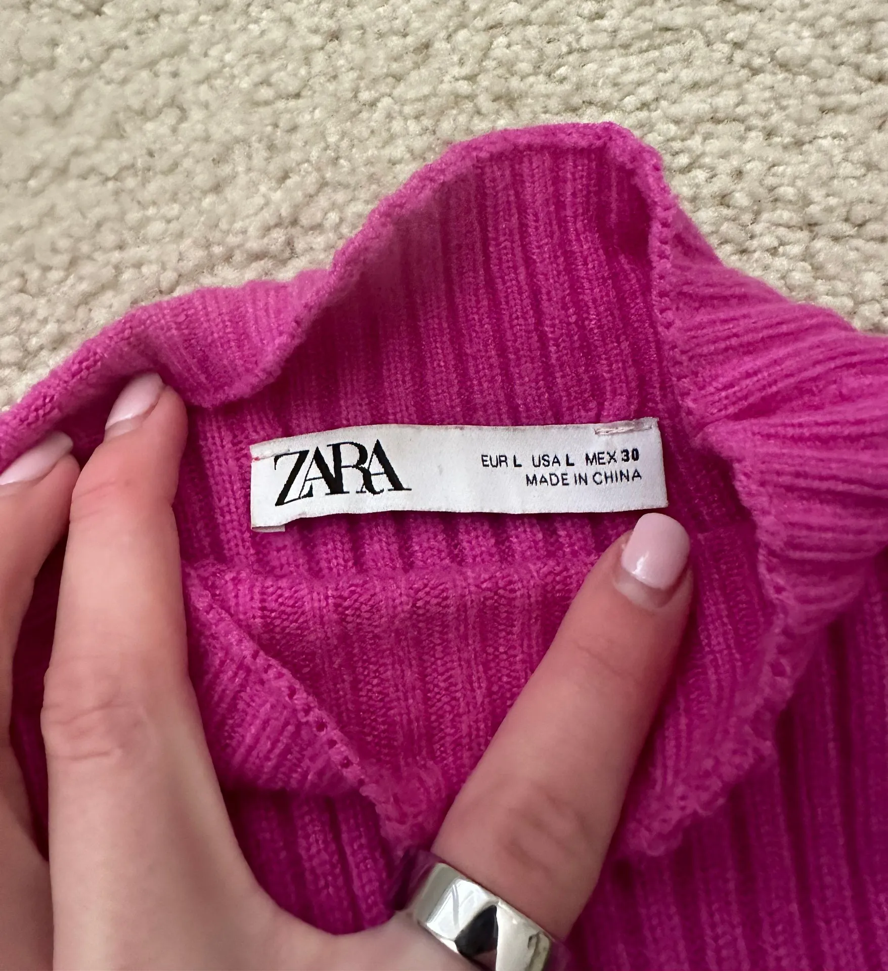 Pink  Sweater - Image 3