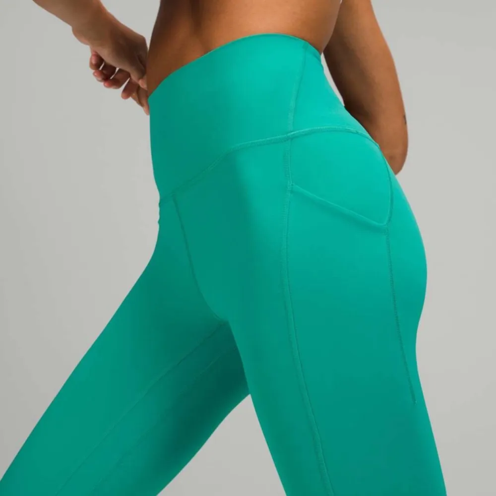 Lululemon Align High Rise Pants Leggings with Pockets Maldives Green Size 20 NWT - Image 3