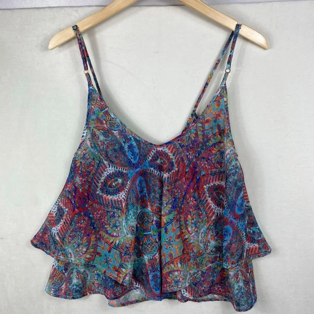 NWT-Show Me Your Mumu Jodi Rae Ruffle Tank- MD - Image 42