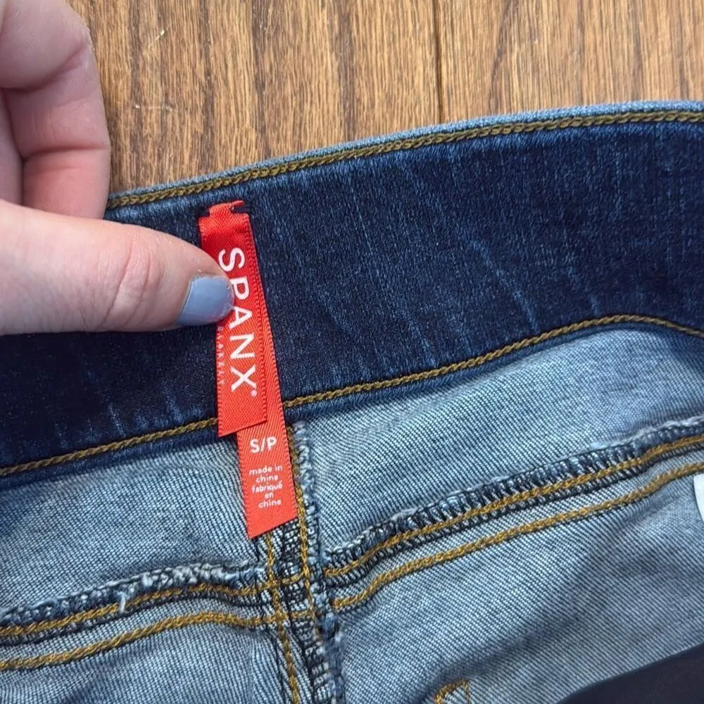 Spanx pull on skinny pant let down hem size small - Image 5