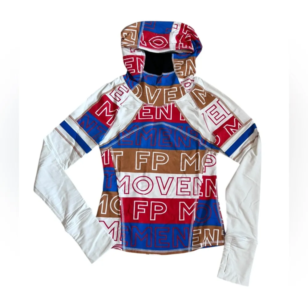 NWT Free People Dawn To Dusk Printed Hoodie in FPM Combo - Image 5