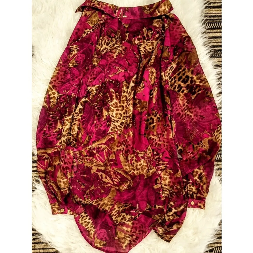 💕CHICO'S💕 Animal Print Button Down Blouse - Image 8