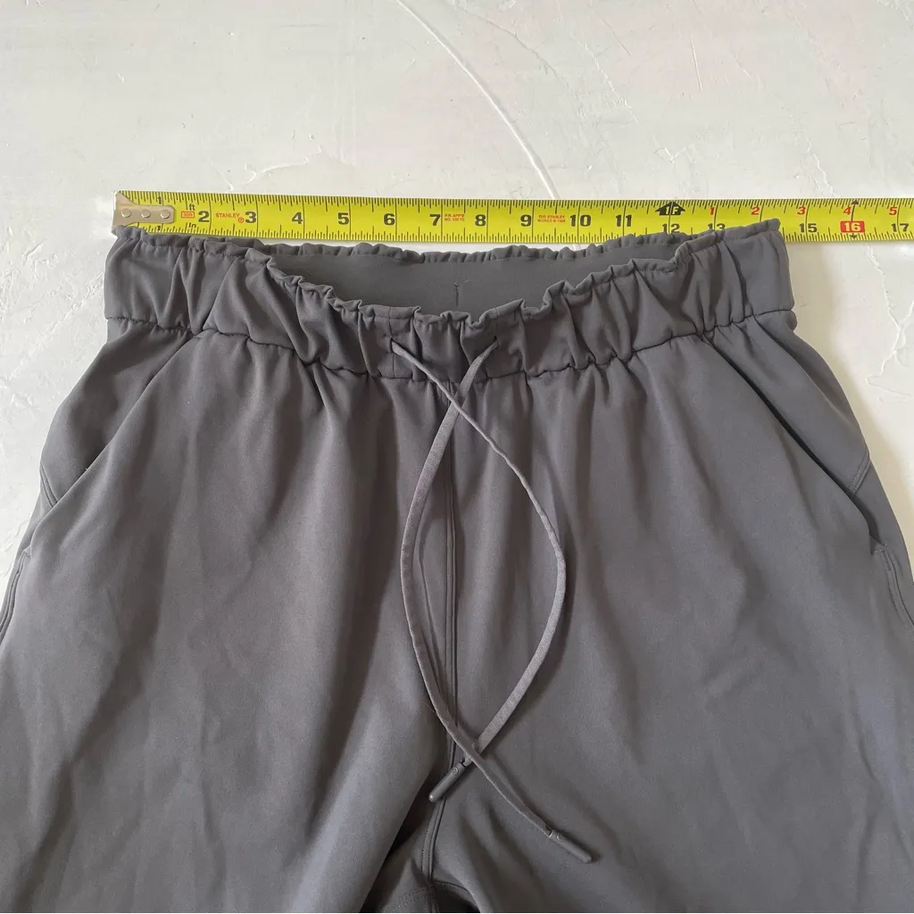 Lululemon Stretch High Rise Jogger Full Length Graphite Grey Luxtreme Size 8 - Image 4