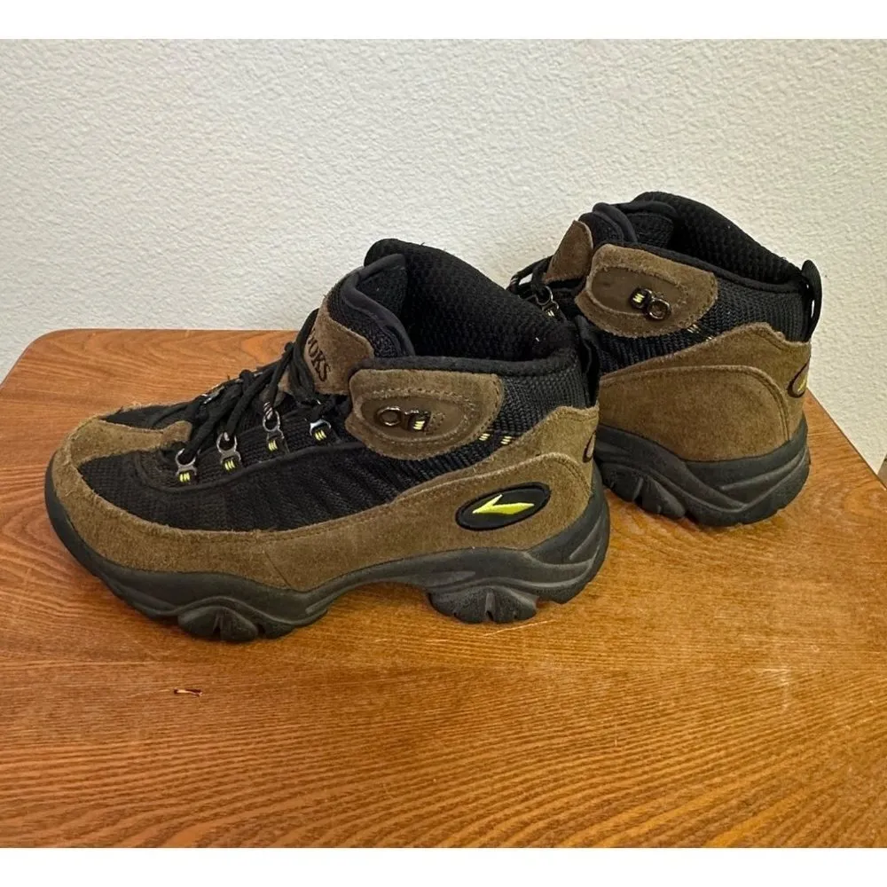 Women's Suede Mesh Hiking Boots Tan Black 29236 SIZE 6.5 Sku 2706 - Image 3