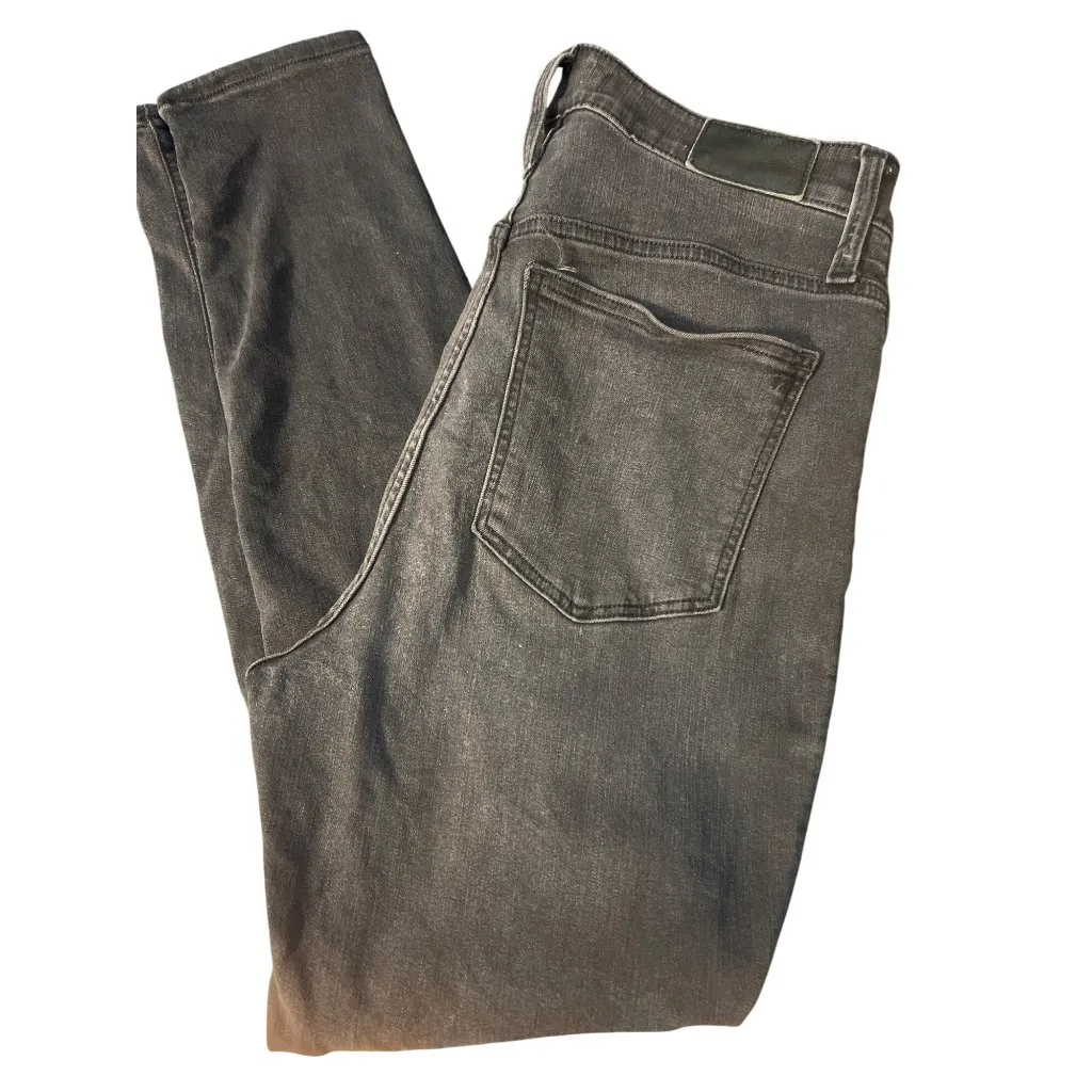 Madewell Curvy Roadtripper High Rise Skinny Black Denim Jeans Size 29 Stretch - Image 3