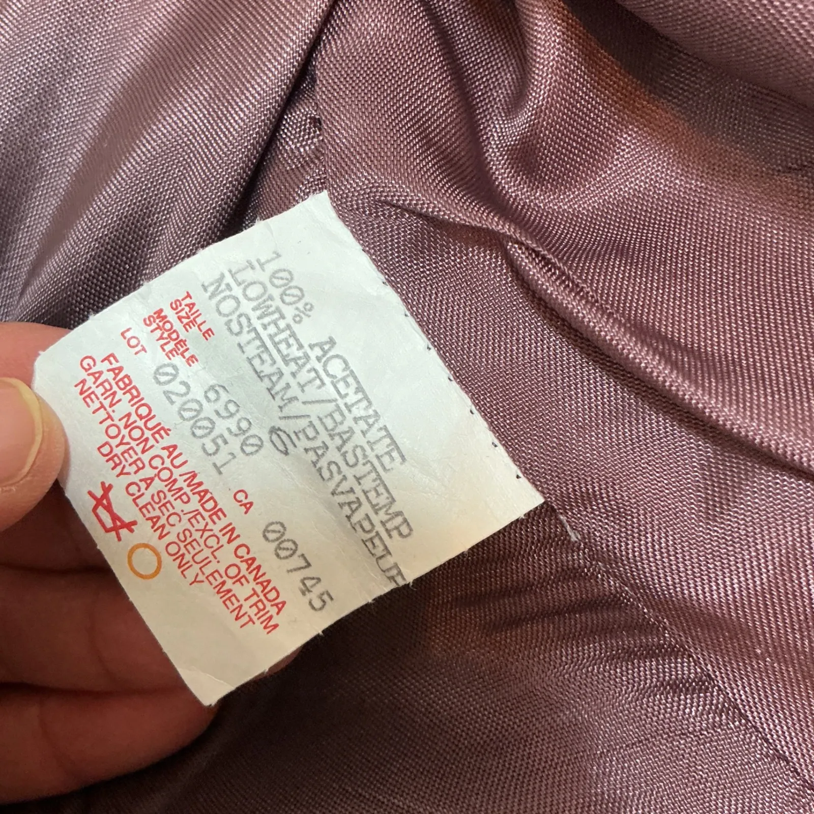 JS Collections Women's Metallic Mauve Blazer Jacket Bow Sleeve Sparkle Buttons 8 - Image 6