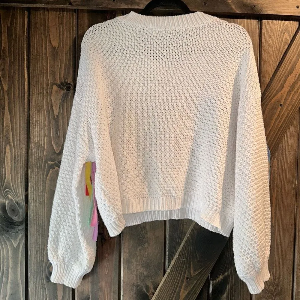 Day + Moon Ribbon Fringe Sweater - Image 2