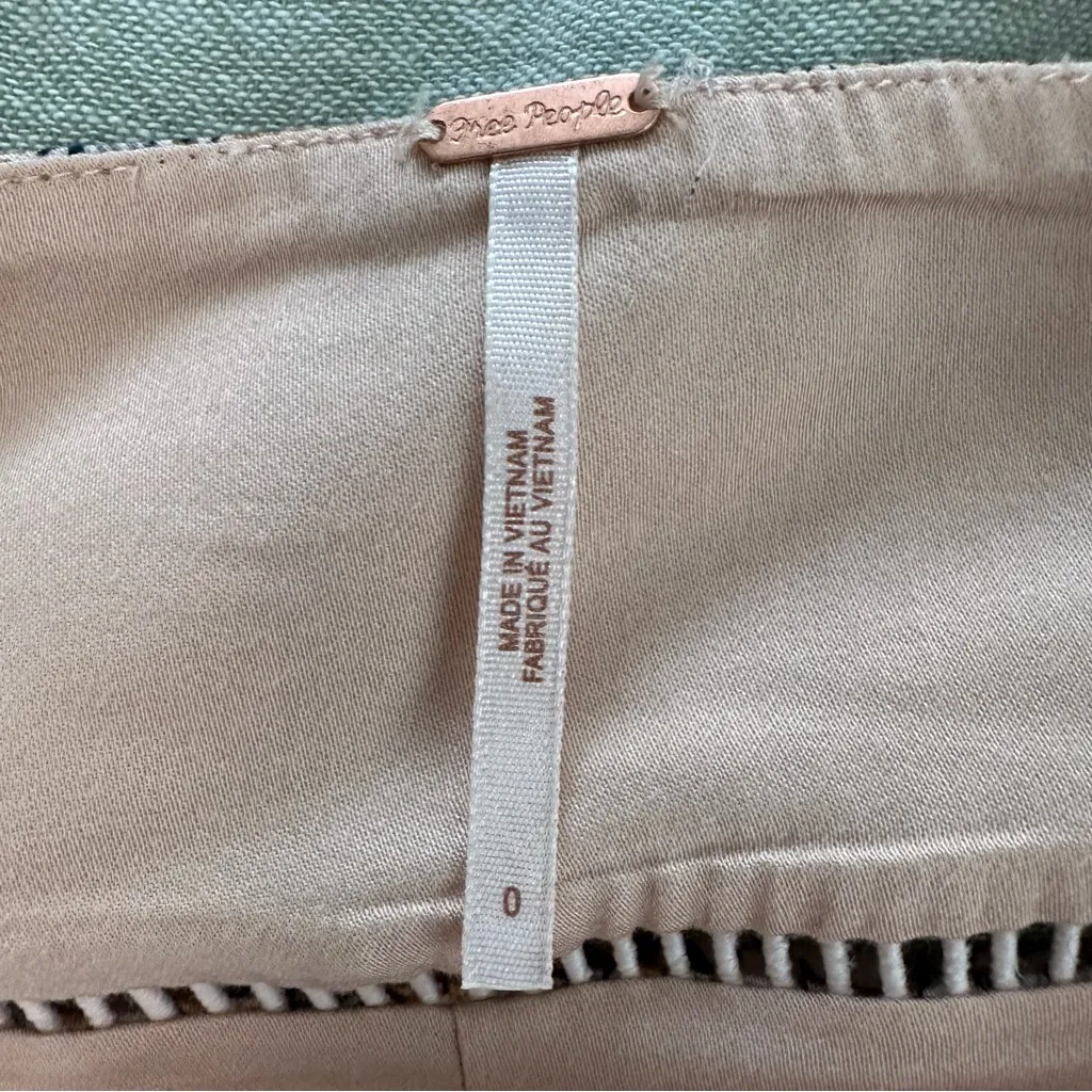 Free People Boheme Long Sleeve Mini Dress Floral Size 0 - Image 5