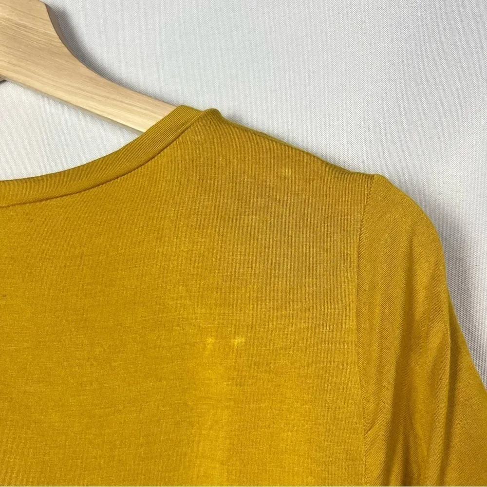Modcloth Golden Yellow What's the Hap Short Sleeve T-Shirt M - Image 6