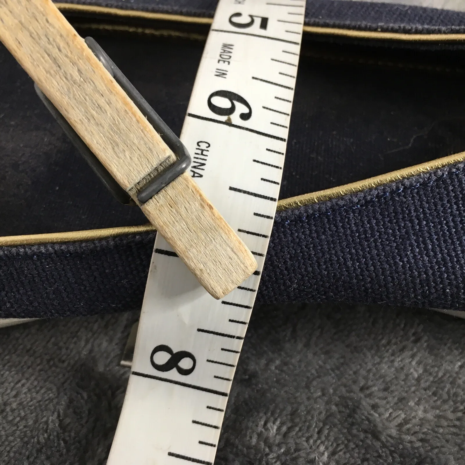 Tory Burch Marni Satin D'Orsay Flats Vintage Slip‎ On Navy Blue With Bow READ - Image 10