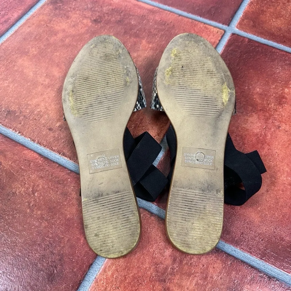 Donna Trend Black Snakeskin Open - Image 5