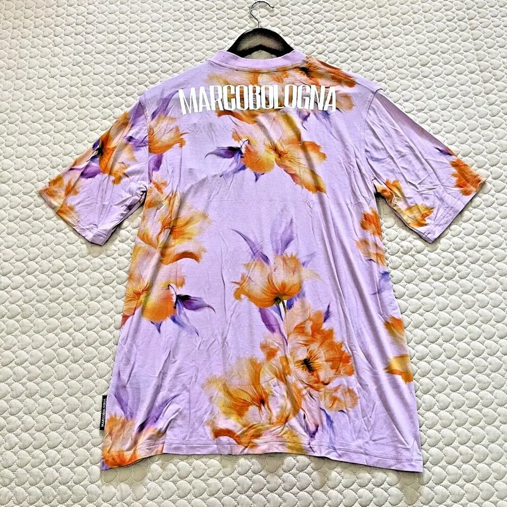 NWT Marcobologna Women's Purple Floral Short - Image 6