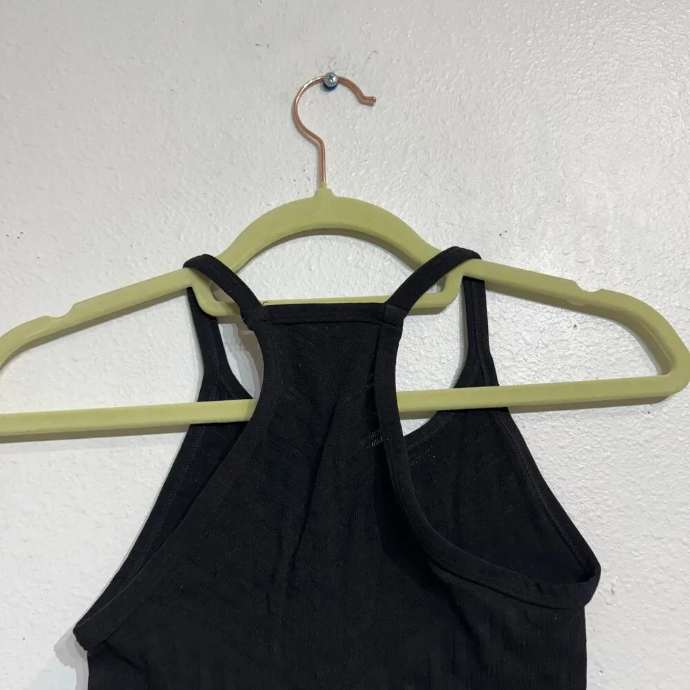 Free People Movement Black Gone Adrift Seamless Yoga Crop Top Sz S - Image 6