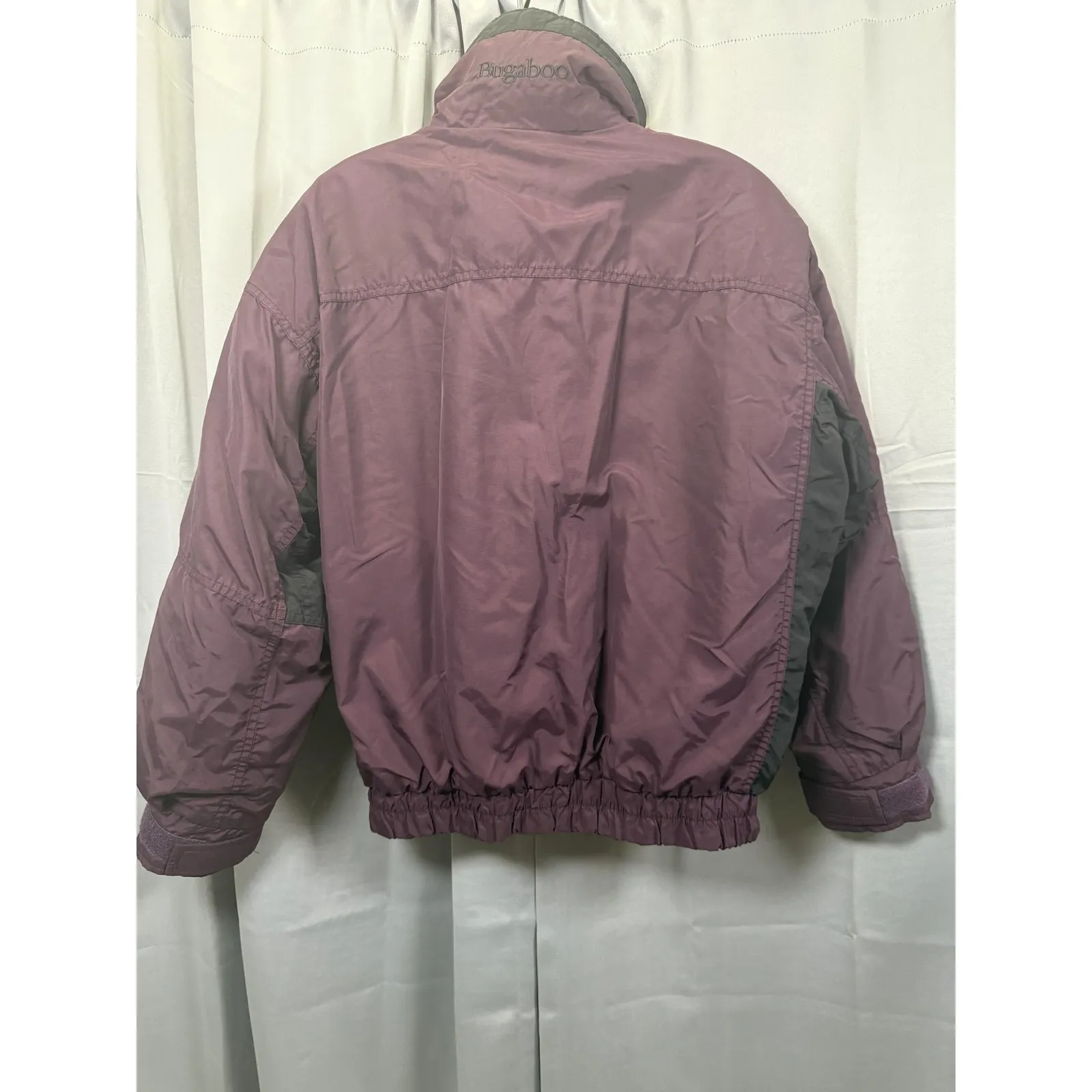 Vintage Columbia Jacket Womens Medium Purple Bugaboo 2-in-1 Fleece Liner USA 90s - Image 13
