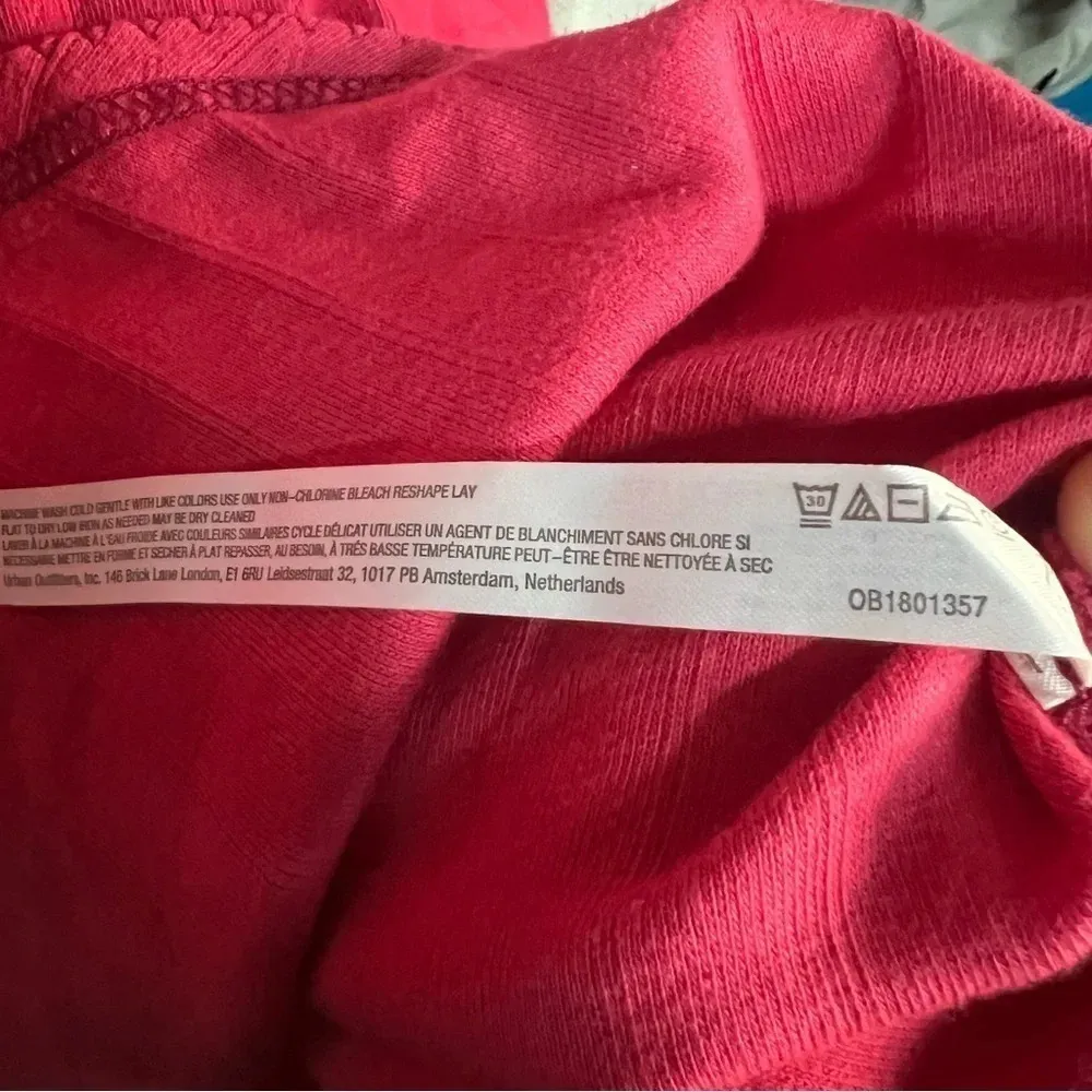 FREE PEOPLE INTIMATELY Pink Coffee Chat Pullover Size S & L - Image 9