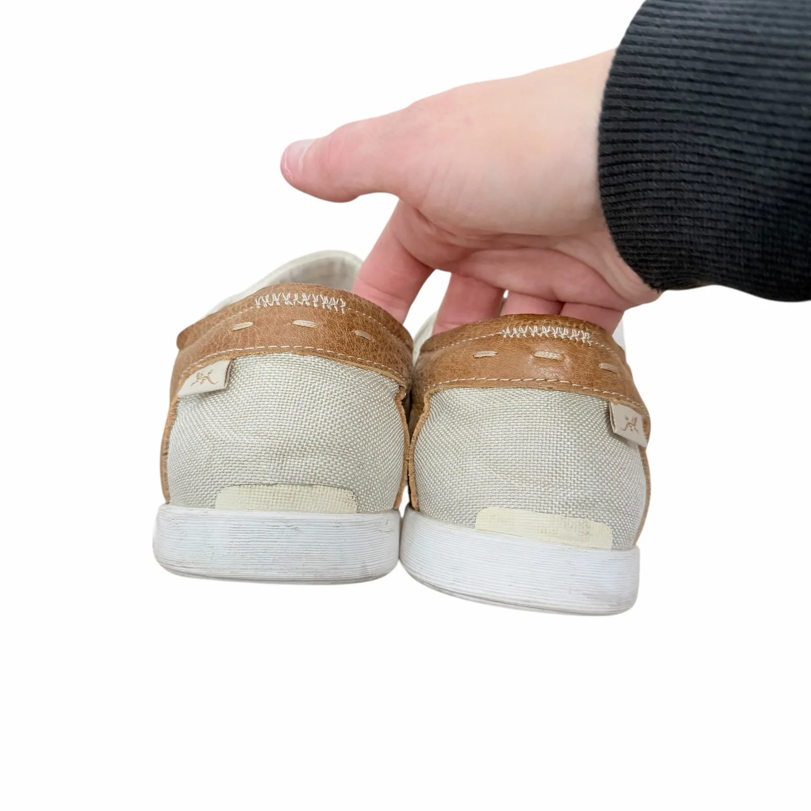 Chaco Tan Iona Lace Up Casual Shoes Sneakers Sz 9 - Image 4